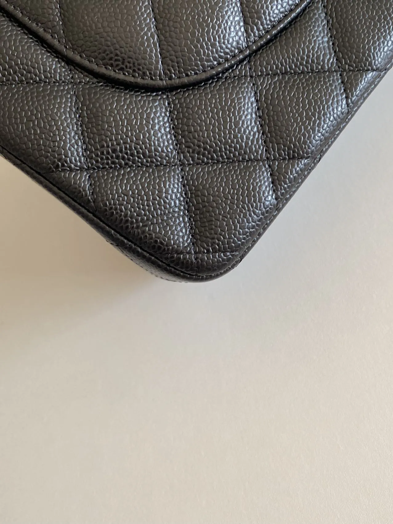 CHANEL Black Jumbo Classic Flap Bag CHANEL Black Jumbo Classic Flap Bag