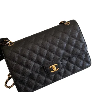 CHANEL Black Jumbo Classic Flap Bag