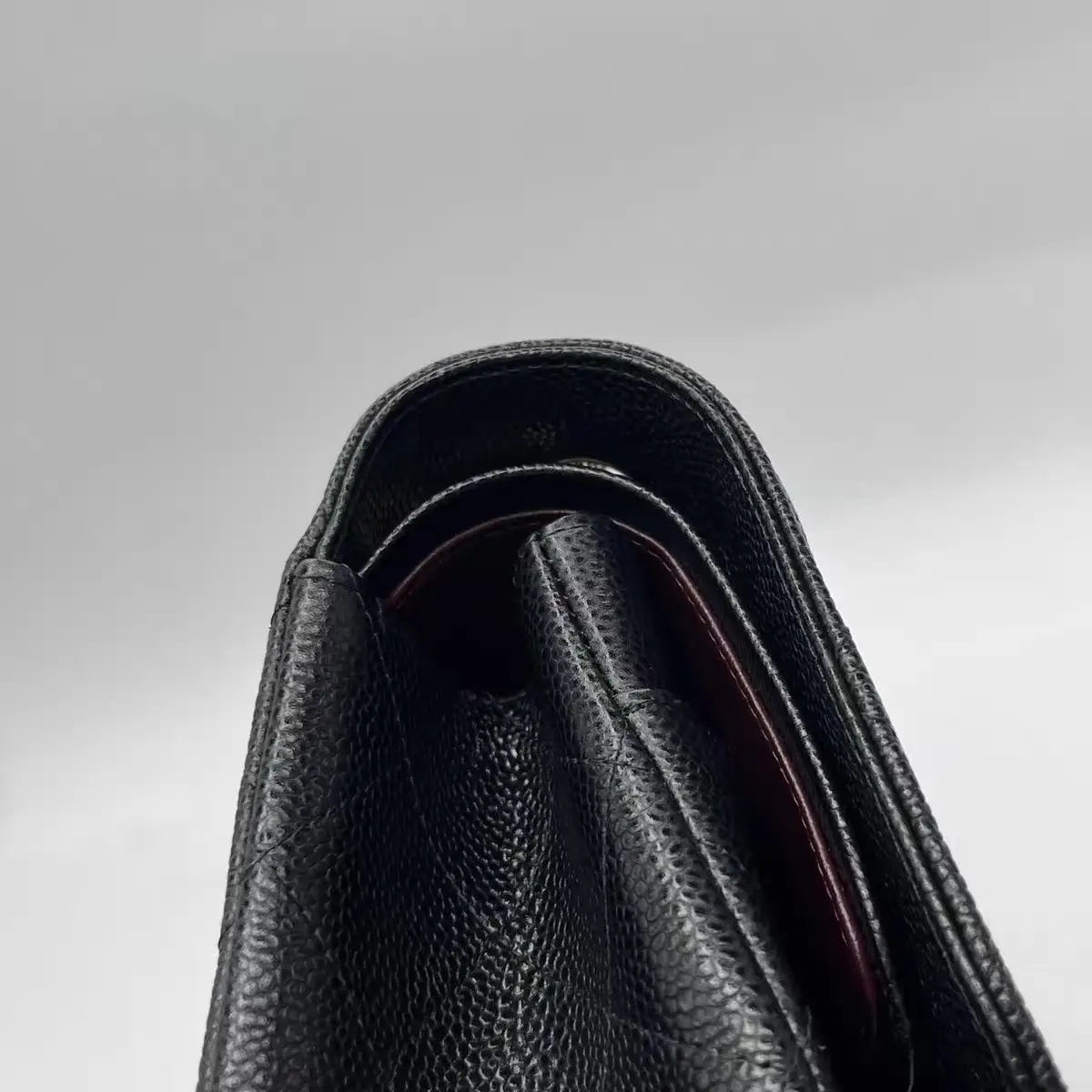 CHANEL Classic Flap Large / Jumbo Bag Black Caviar Leather Gold Hardware CHANEL Classic Flap Large / Jumbo Bag Black Caviar Leather Gold Hardware