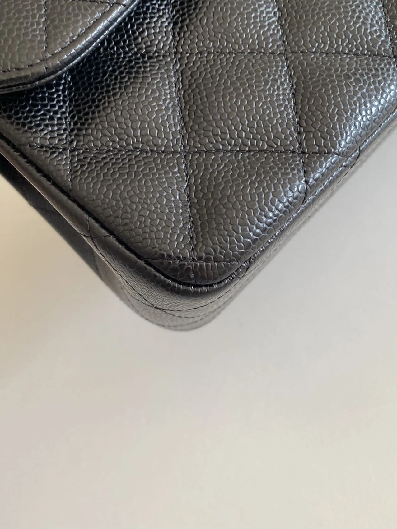 CHANEL Black Jumbo Classic Flap Bag CHANEL Black Jumbo Classic Flap Bag