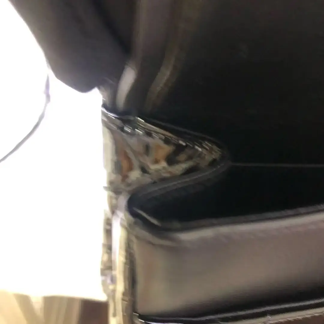 CHANEL Black Jumbo / Large Classic Flap Bag Patent Leather Handbag CHANEL Black Jumbo / Large Classic Flap Bag Patent Leather Handbag