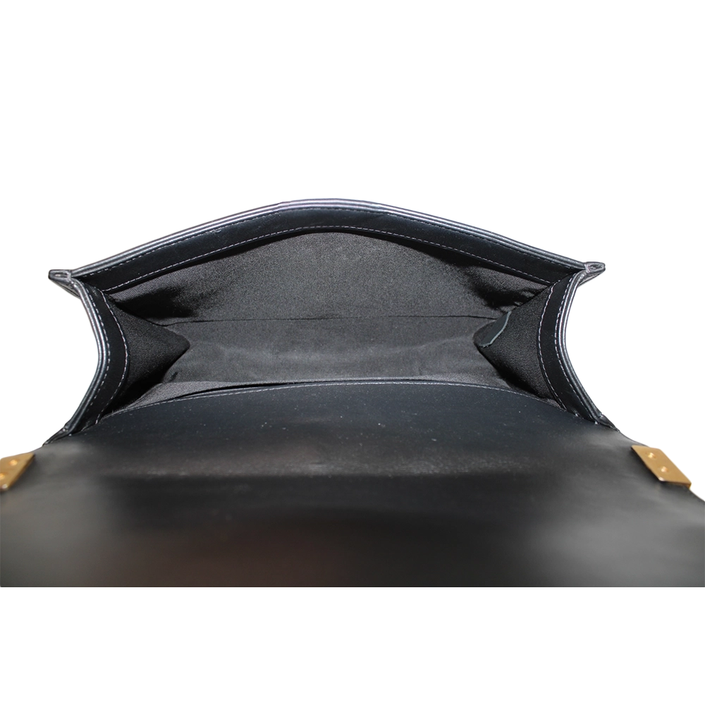 CHANEL Medium Navy Caviar Leather Boy Bag CHANEL Medium Navy Caviar Leather Boy Bag