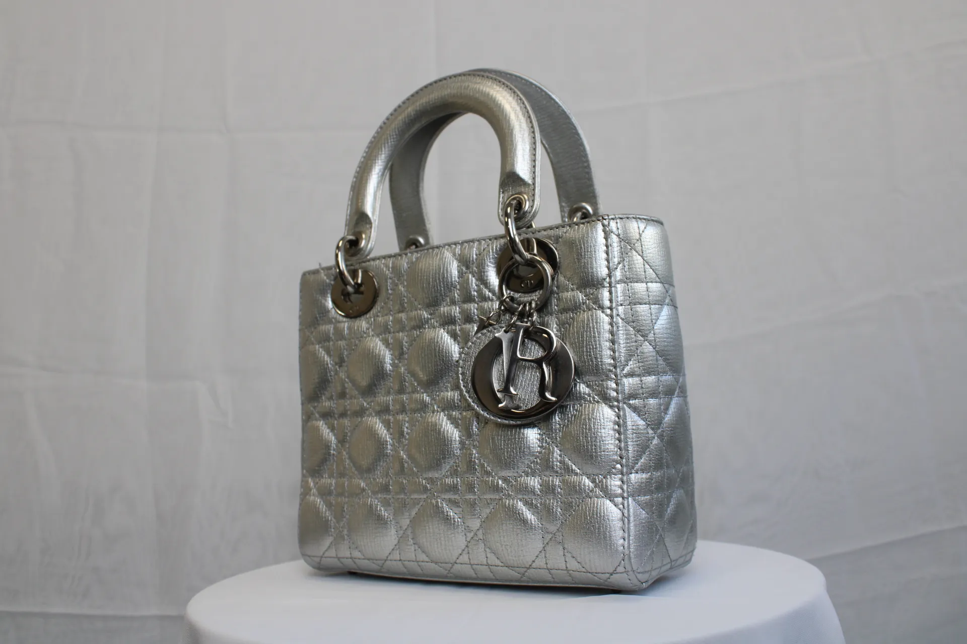 DIOR Small Lady Dior Metallic Grained Calfskin My ABC Bag DIOR Small Lady Dior Metallic Grained Calfskin My ABC Bag