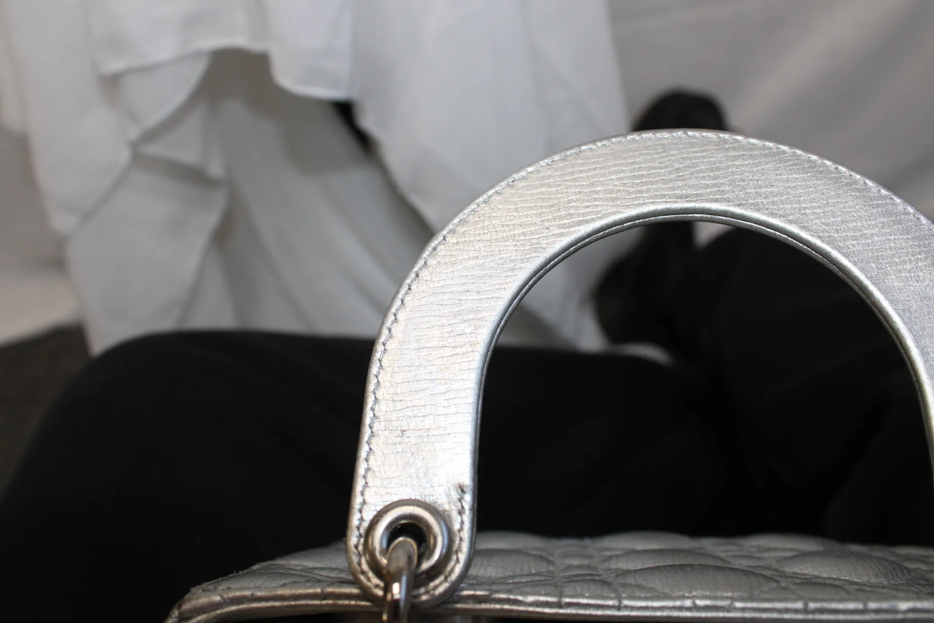 DIOR Small Lady Dior Metallic Grained Calfskin My ABC Bag DIOR Small Lady Dior Metallic Grained Calfskin My ABC Bag