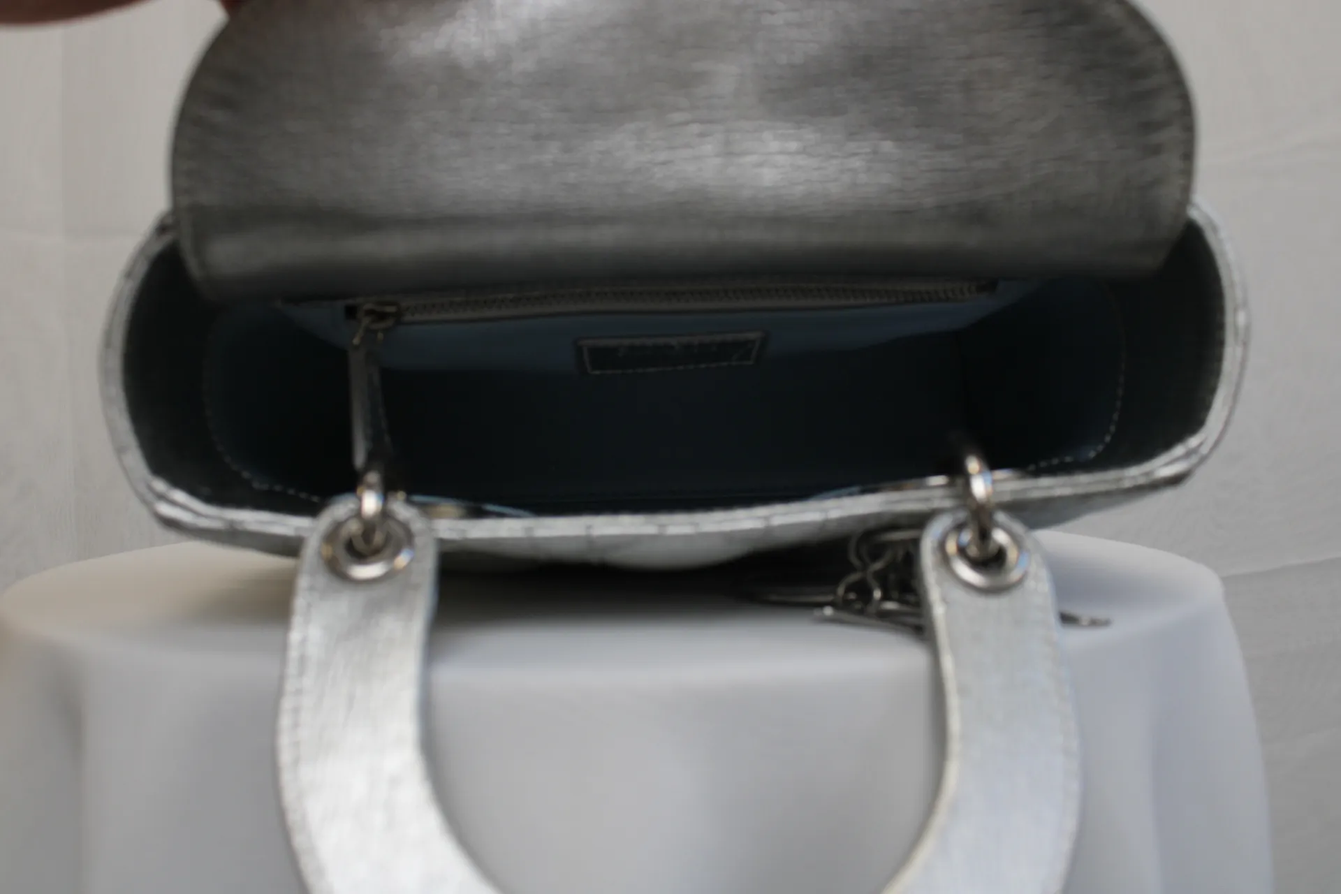 DIOR Small Lady Dior Metallic Grained Calfskin My ABC Bag DIOR Small Lady Dior Metallic Grained Calfskin My ABC Bag