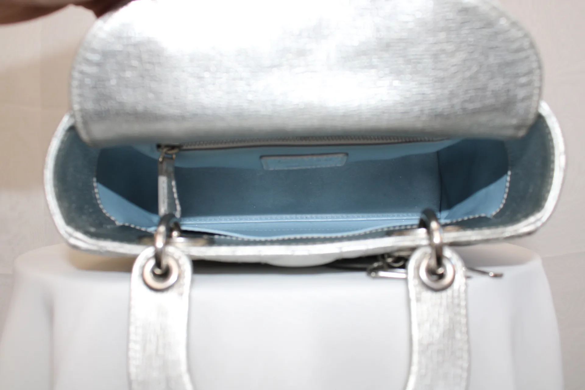 DIOR Small Lady Dior Metallic Grained Calfskin My ABC Bag DIOR Small Lady Dior Metallic Grained Calfskin My ABC Bag