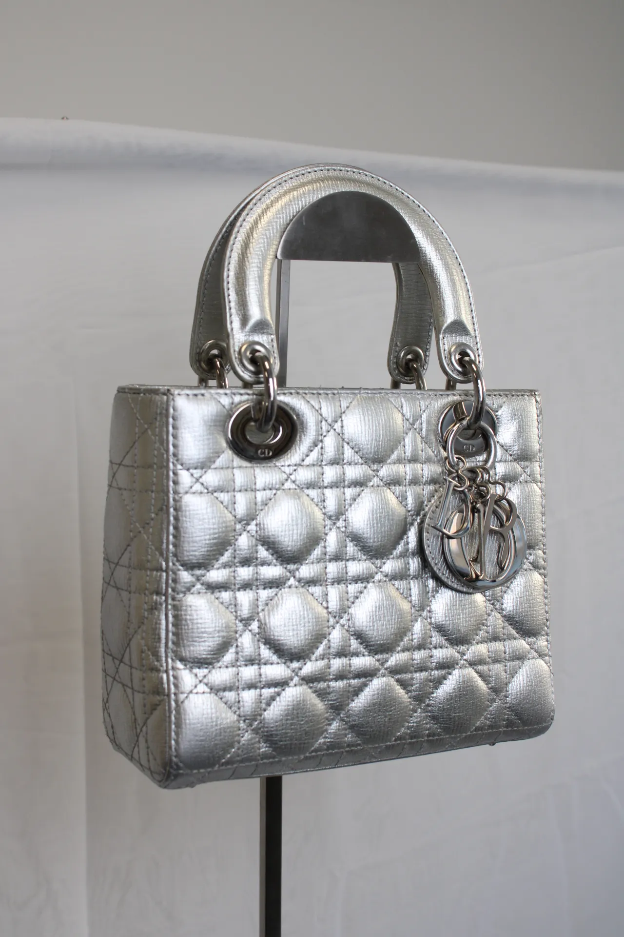 DIOR Small Lady Dior Metallic Grained Calfskin My ABC Bag DIOR Small Lady Dior Metallic Grained Calfskin My ABC Bag
