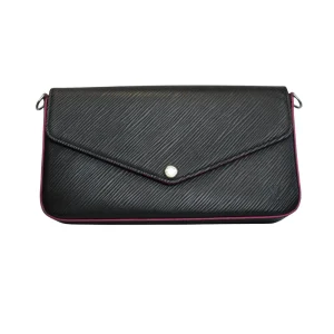 LOUIS VUITTON Epi Monogram Pochette Felicie Black Shoulder Bag
