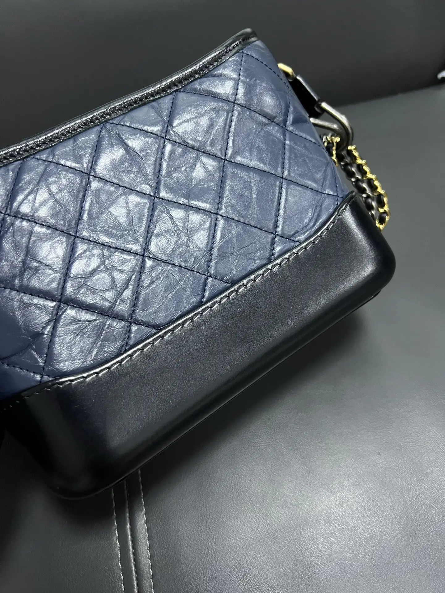 CHANEL Gabrielle Hobo Small Navy Bag CHANEL Gabrielle Hobo Small Navy Bag