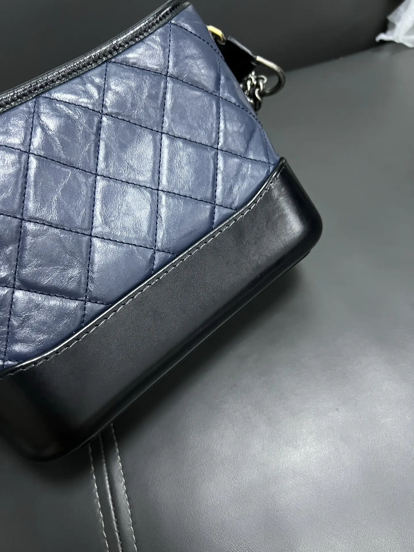 CHANEL Gabrielle Hobo Small Navy Bag CHANEL Gabrielle Hobo Small Navy Bag