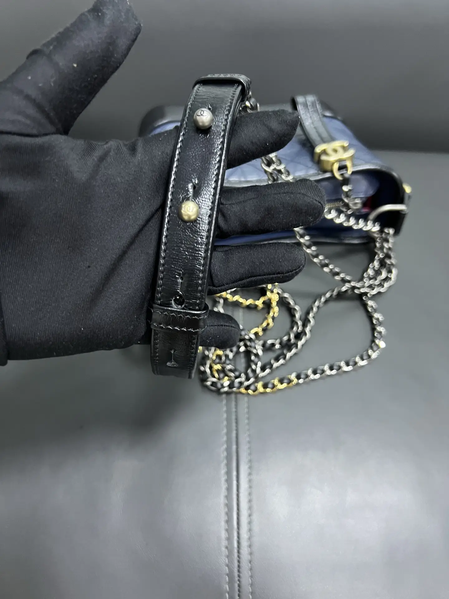 CHANEL Gabrielle Hobo Small Navy Bag CHANEL Gabrielle Hobo Small Navy Bag