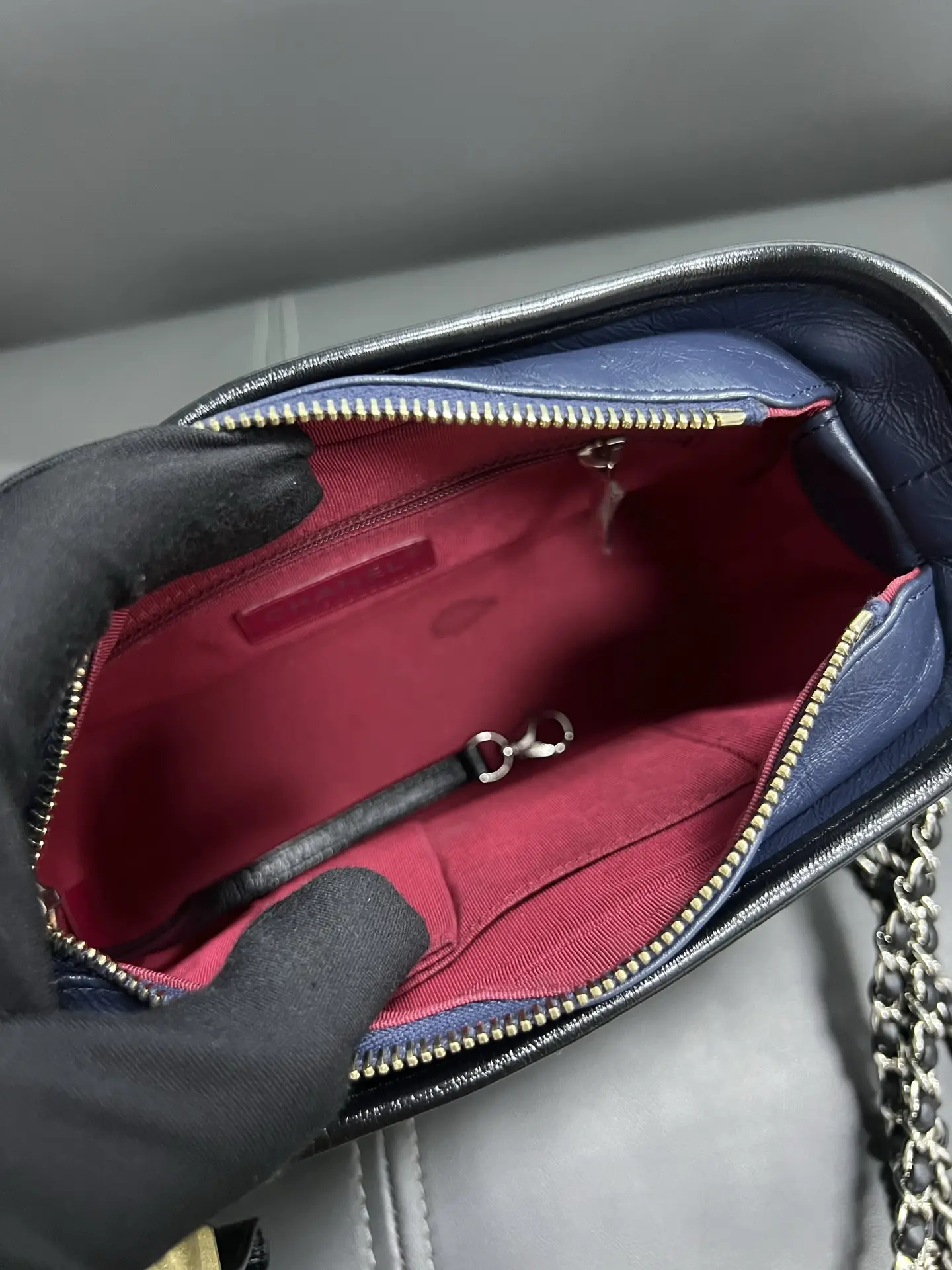 CHANEL Gabrielle Hobo Small Navy Bag CHANEL Gabrielle Hobo Small Navy Bag