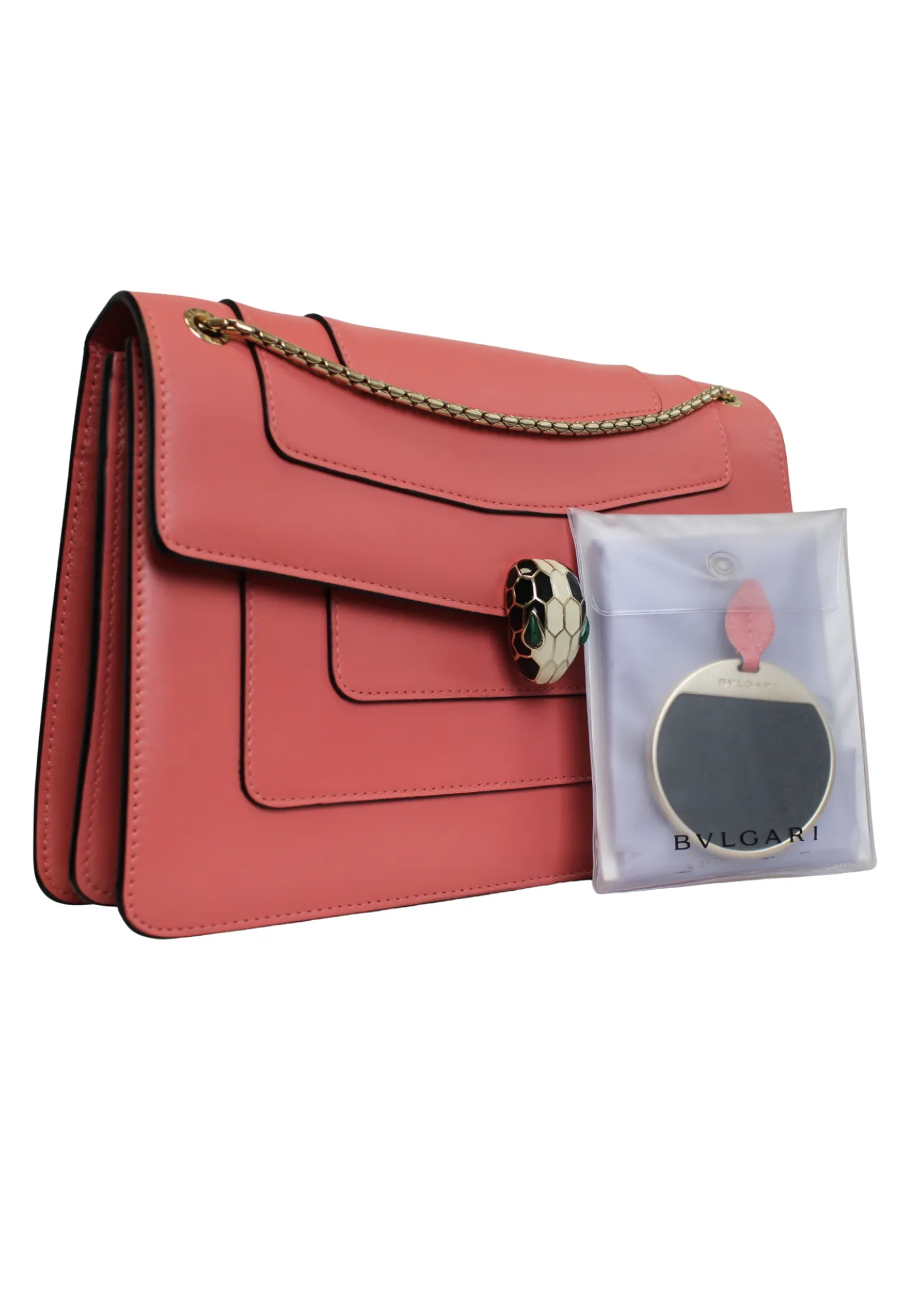 BVLGARI Medium Serpenti Forever Flap Shoulder Bag BVLGARI Medium Serpenti Forever Flap Shoulder Bag