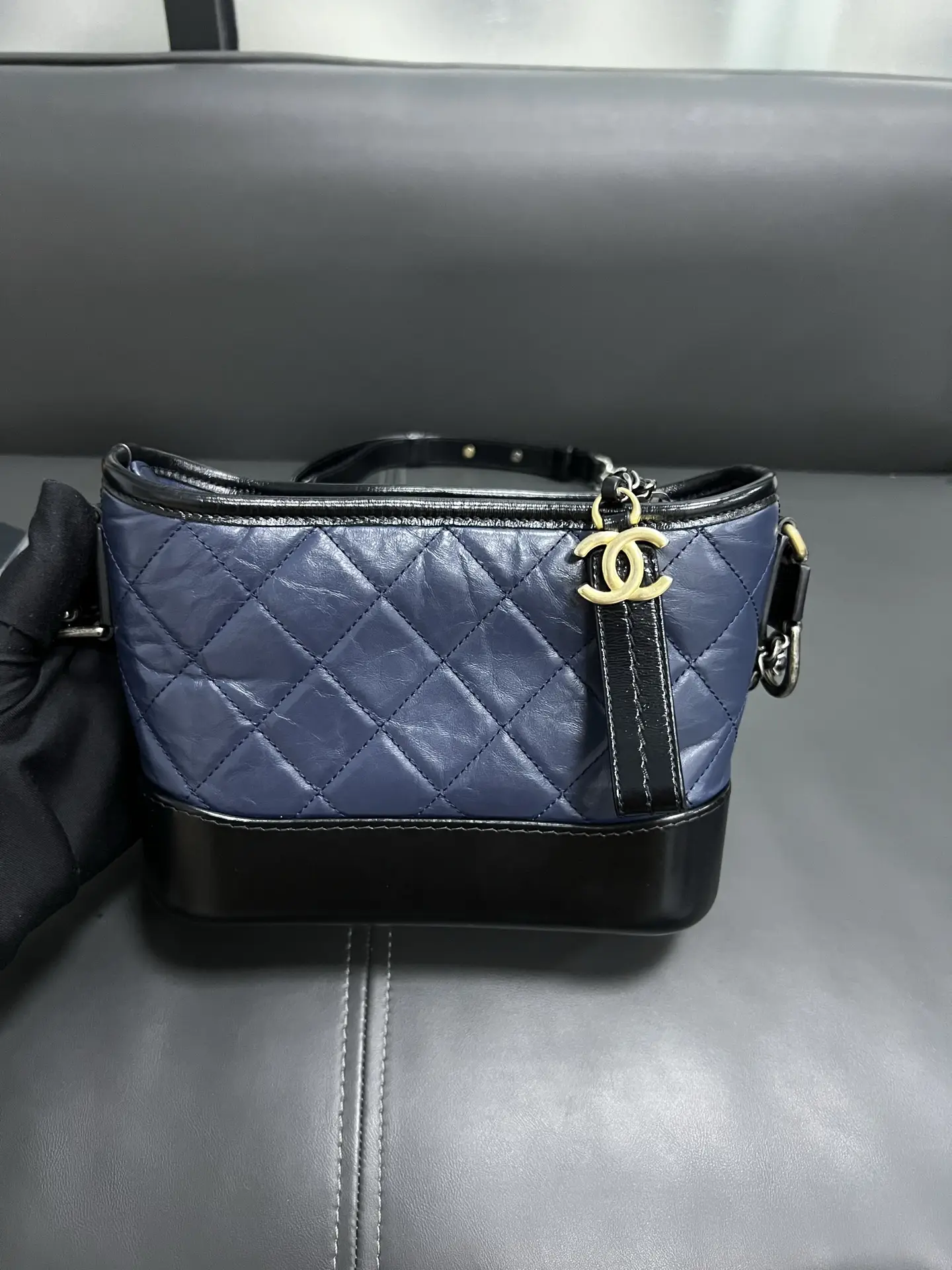 CHANEL Gabrielle Hobo Small Navy Bag CHANEL Gabrielle Hobo Small Navy Bag