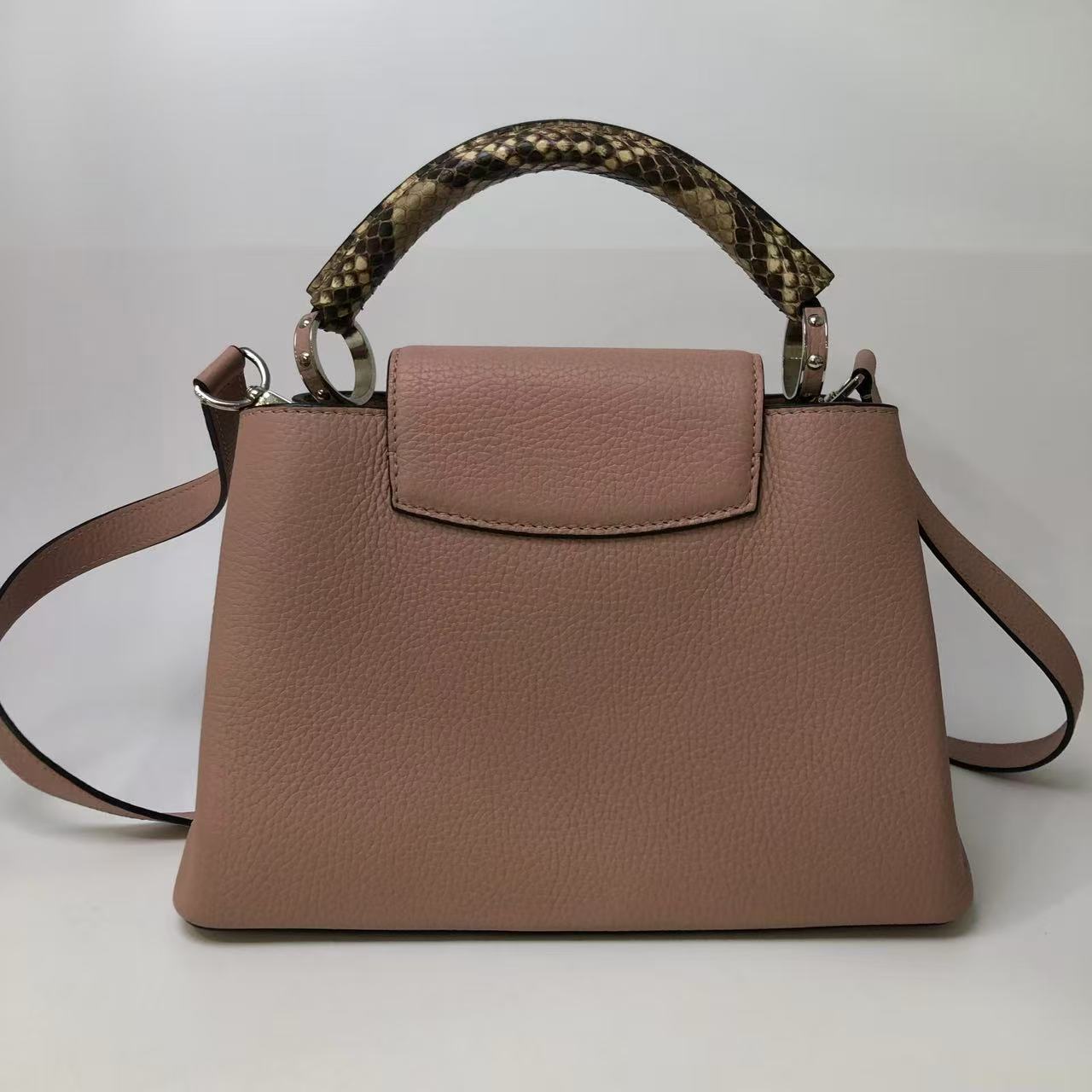 Louis Vuitton Capucines MM Pink Gelato & Python Top Handle Louis Vuitton Capucines MM Pink Gelato & Python Top Handle