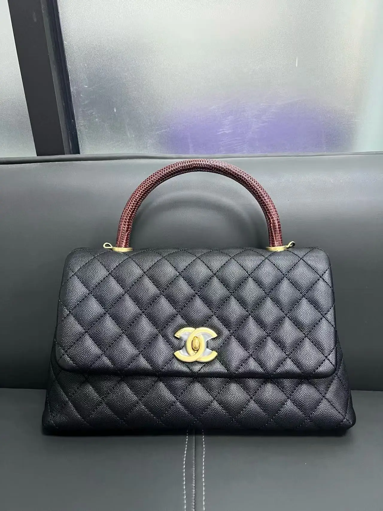 CHANEL Coco Handle Bag Caviar Large CHANEL Coco Handle Bag Caviar Large