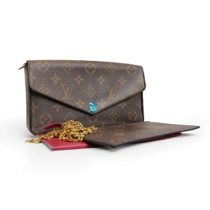 LOUIS VUITTON Monogram Pochette Felicie Shoulder Bag