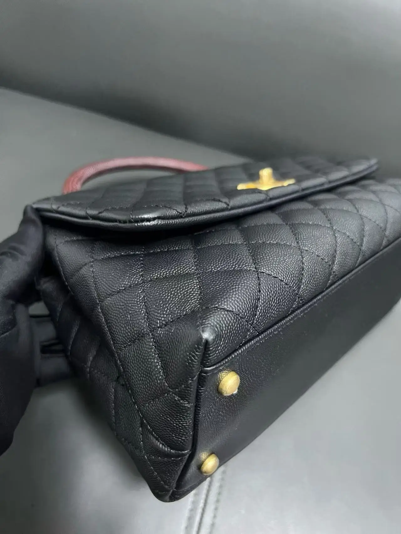 CHANEL Coco Handle Bag Caviar Large CHANEL Coco Handle Bag Caviar Large