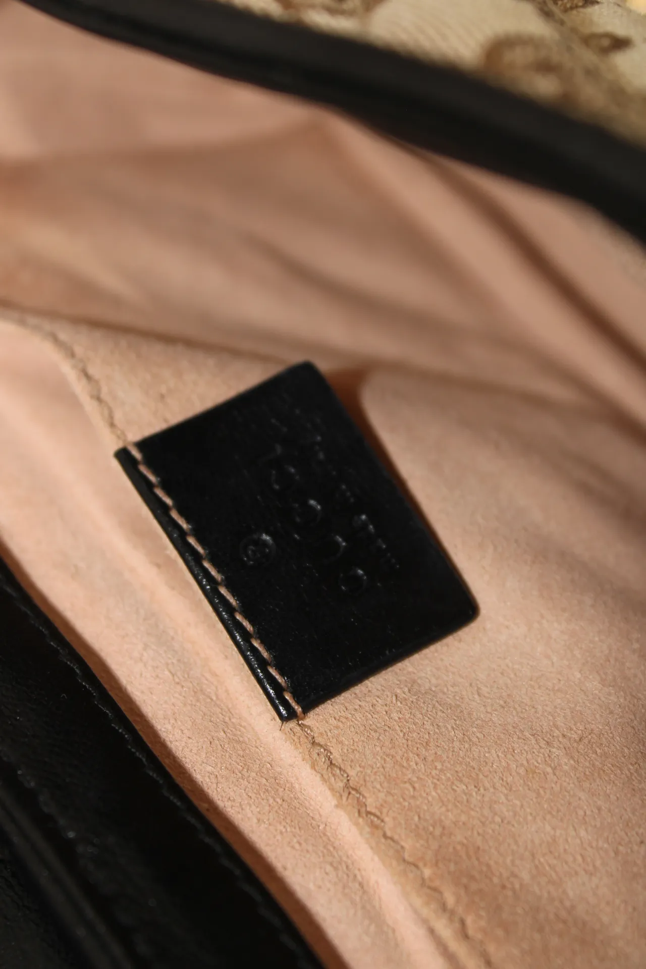 GUCCI GG Marmont Small Canvas Shoulder Bag GUCCI GG Marmont Small Canvas Shoulder Bag