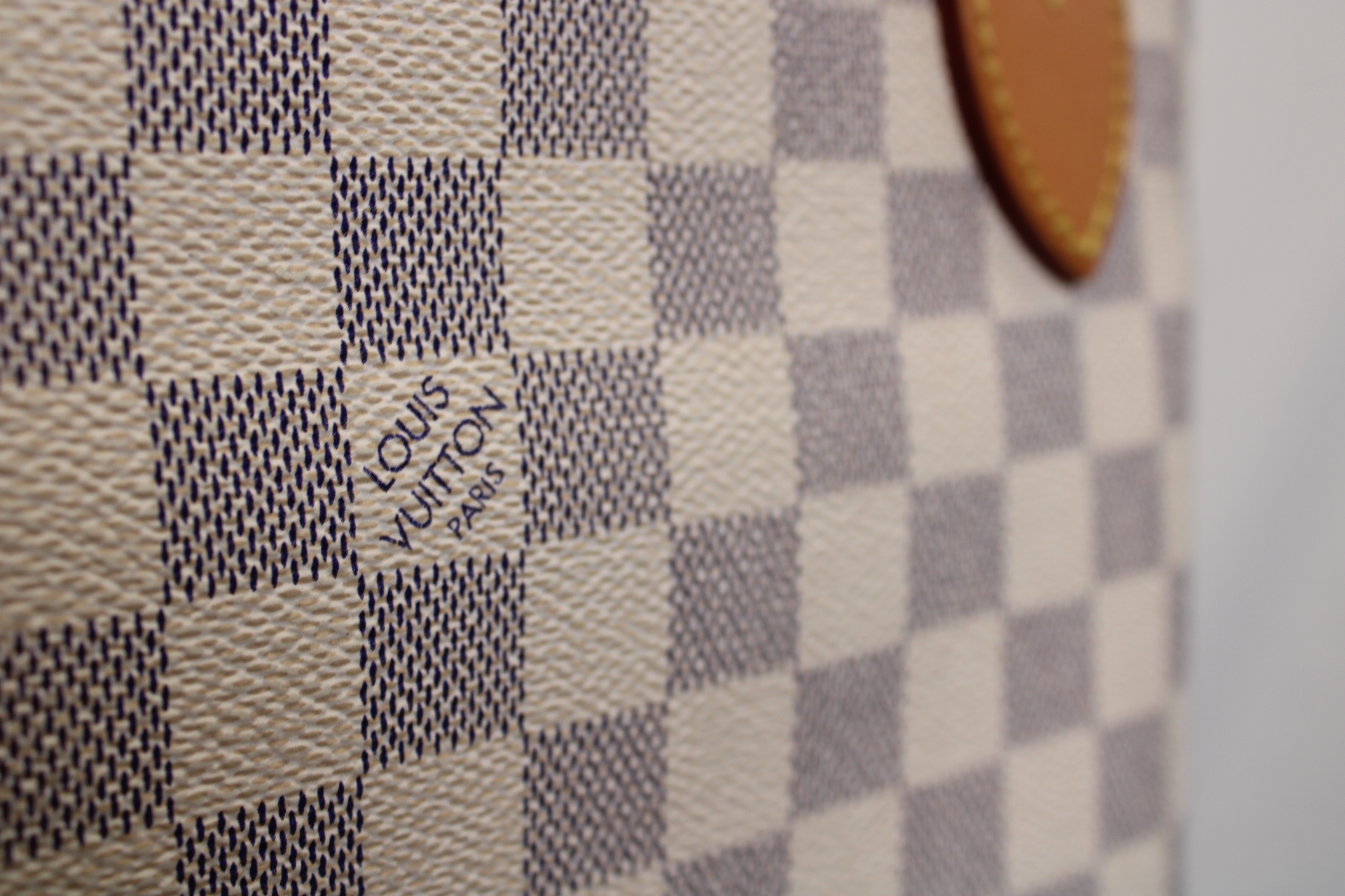 LOUIS VUITTON Neverfull MM Tote Bag Damier Azur Canvas LOUIS VUITTON Neverfull MM Tote Bag Damier Azur Canvas