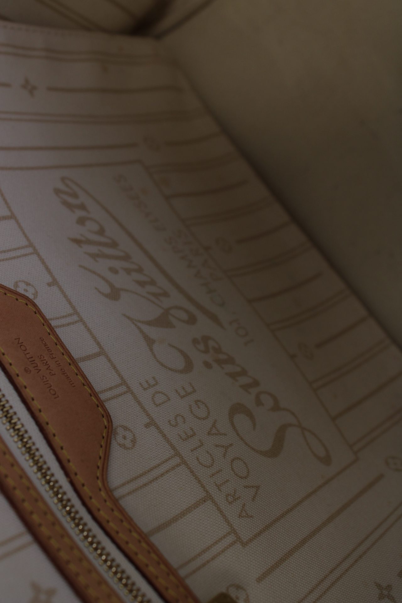 LOUIS VUITTON Neverfull MM Tote Bag Damier Azur Canvas LOUIS VUITTON Neverfull MM Tote Bag Damier Azur Canvas