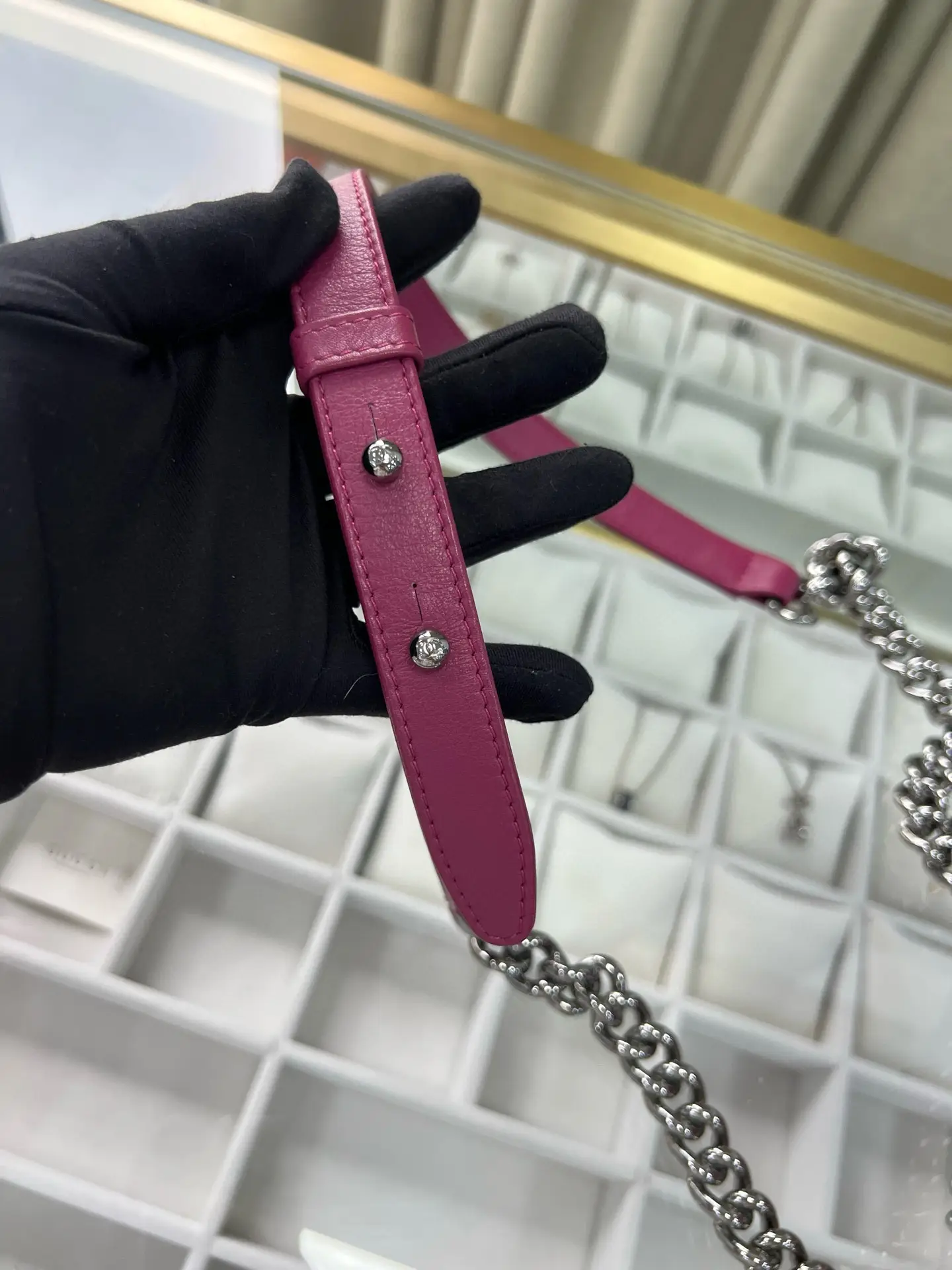 CHANEL Small V-Grain Boy Bag CHANEL Small V-Grain Boy Bag