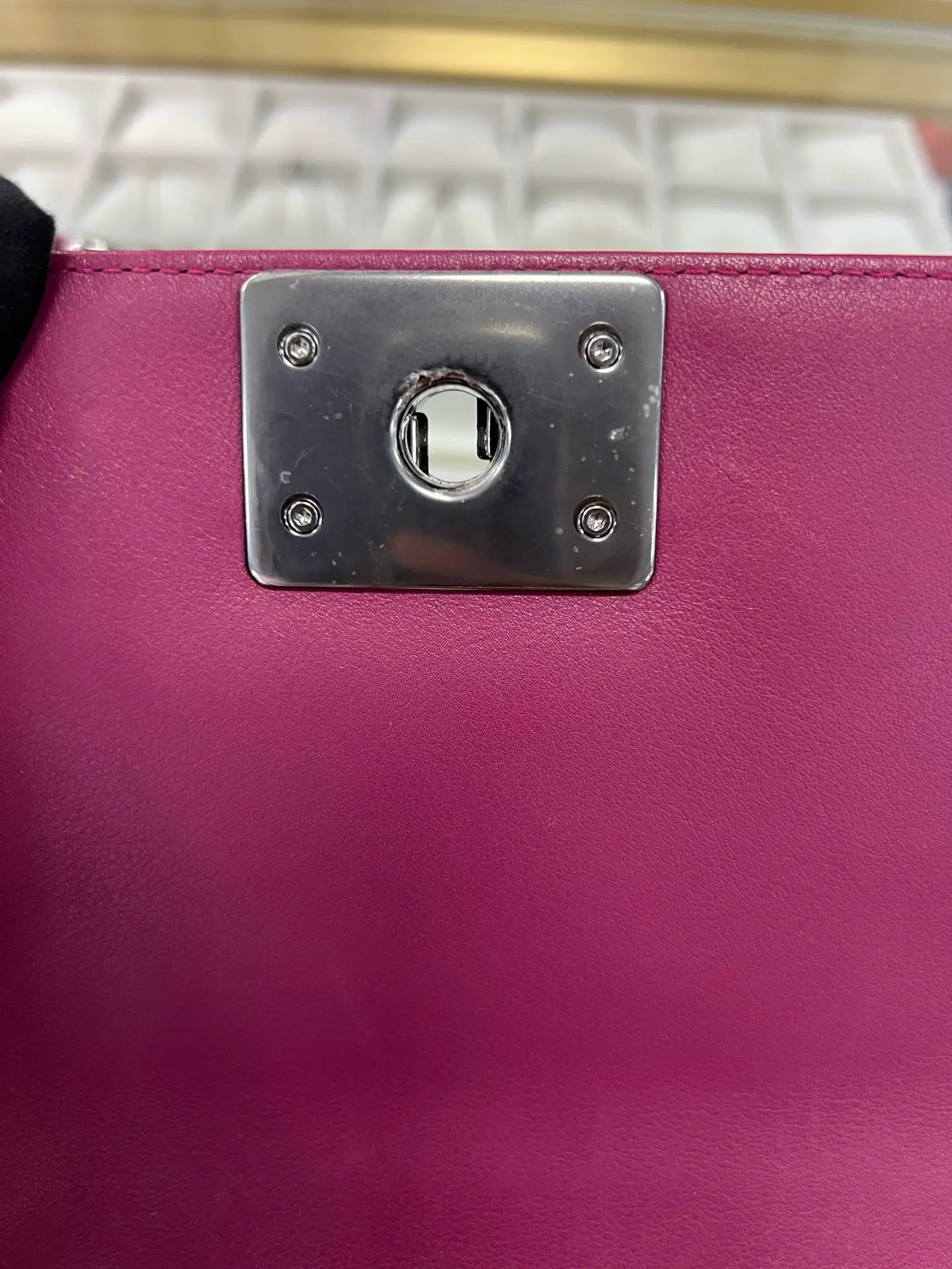 CHANEL Small V-Grain Boy Bag CHANEL Small V-Grain Boy Bag