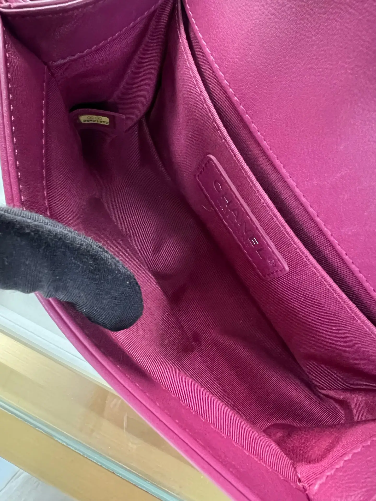 CHANEL Small V-Grain Boy Bag CHANEL Small V-Grain Boy Bag