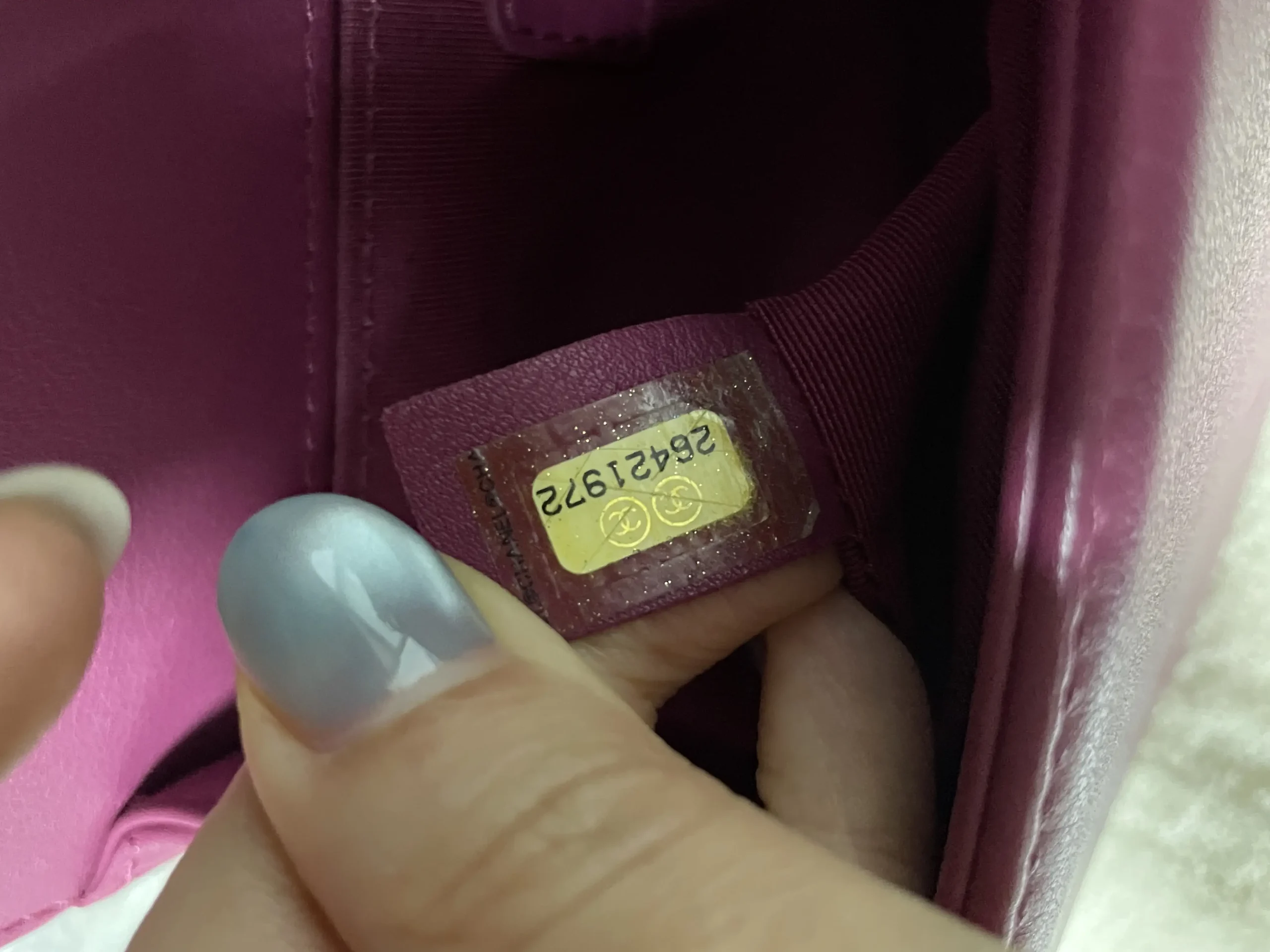 CHANEL Small V-Grain Boy Bag CHANEL Small V-Grain Boy Bag