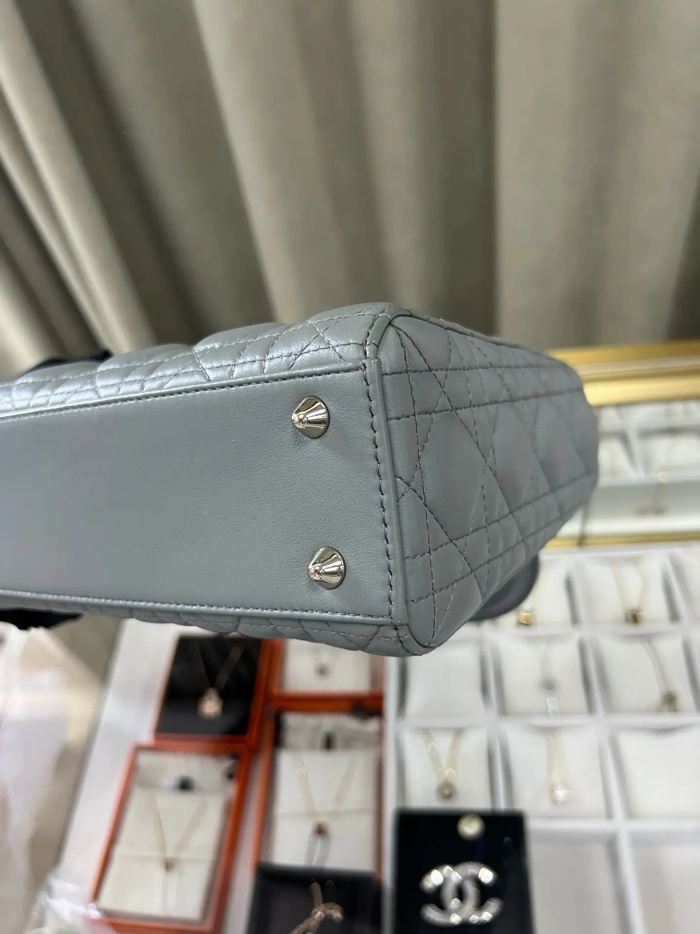 DIOR Small Lady Dior Metallic Grained Calfskin My ABC Bag DIOR Small Lady Dior Metallic Grained Calfskin My ABC Bag