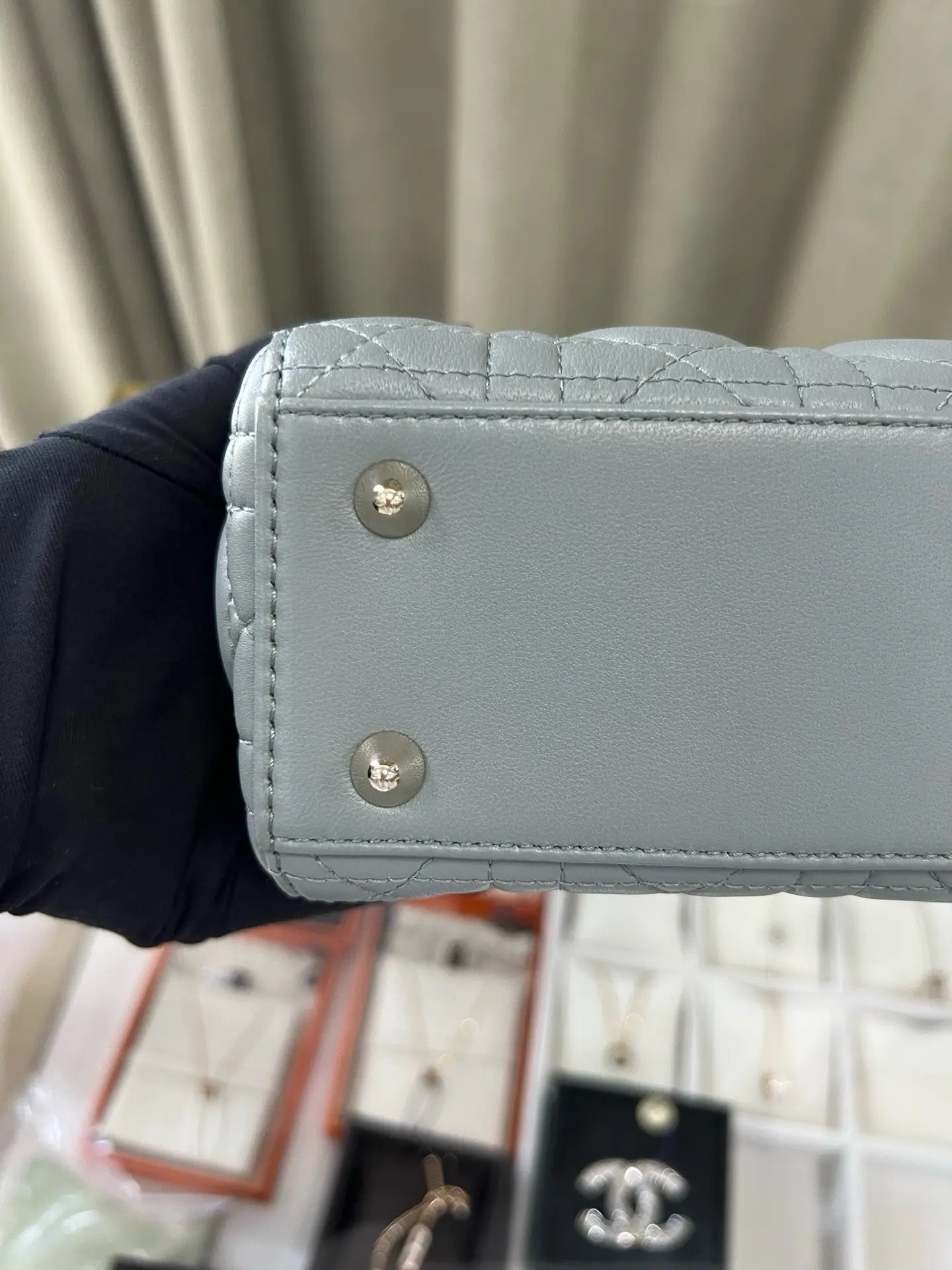 DIOR Small Lady Dior Metallic Grained Calfskin My ABC Bag DIOR Small Lady Dior Metallic Grained Calfskin My ABC Bag