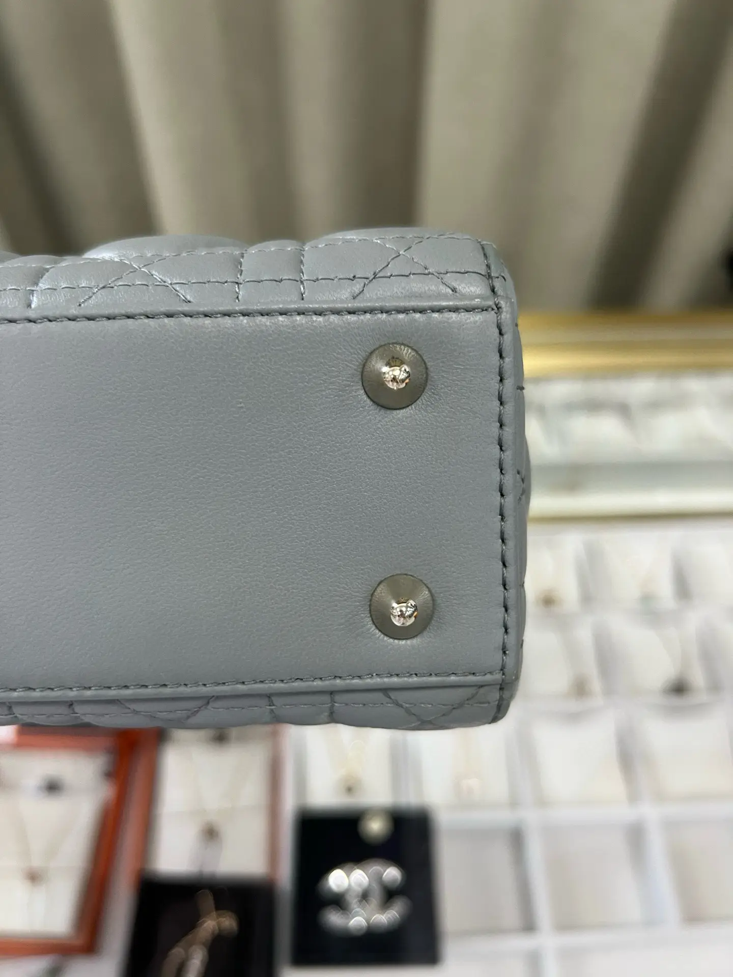 DIOR Small Lady Dior Metallic Grained Calfskin My ABC Bag DIOR Small Lady Dior Metallic Grained Calfskin My ABC Bag