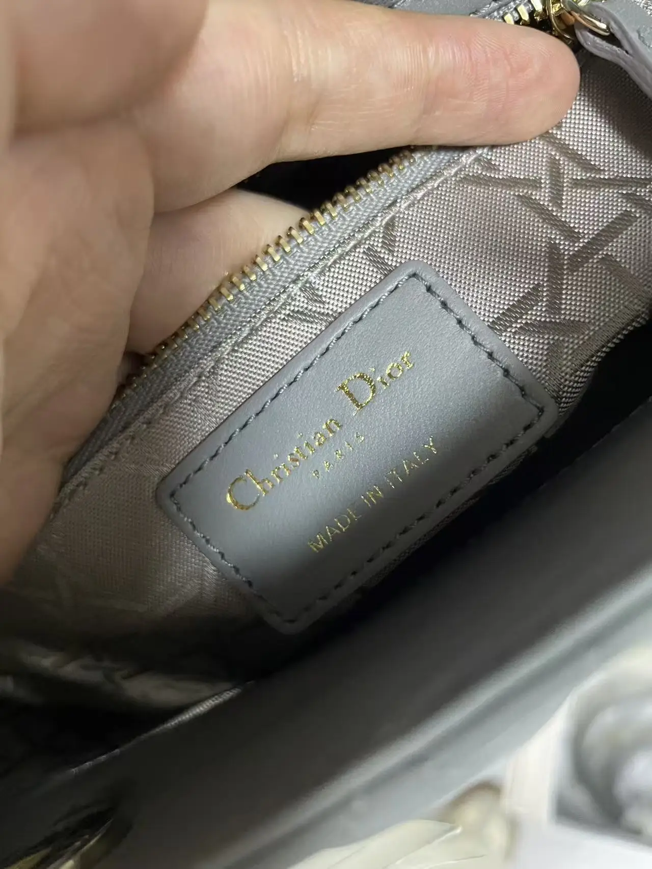 DIOR Small Lady Dior Metallic Grained Calfskin My ABC Bag DIOR Small Lady Dior Metallic Grained Calfskin My ABC Bag