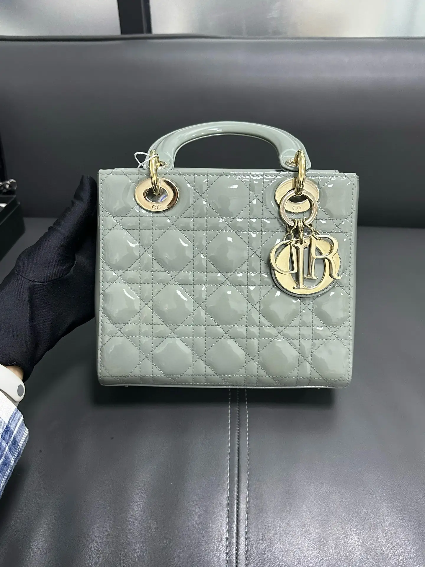DIOR Small Lady Dior Metallic Grained Calfskin My ABC Bag DIOR Small Lady Dior Metallic Grained Calfskin My ABC Bag