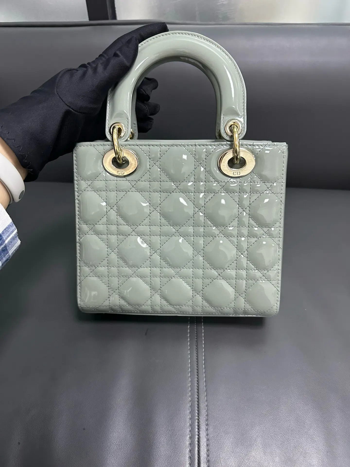 DIOR Small Lady Dior Metallic Grained Calfskin My ABC Bag DIOR Small Lady Dior Metallic Grained Calfskin My ABC Bag