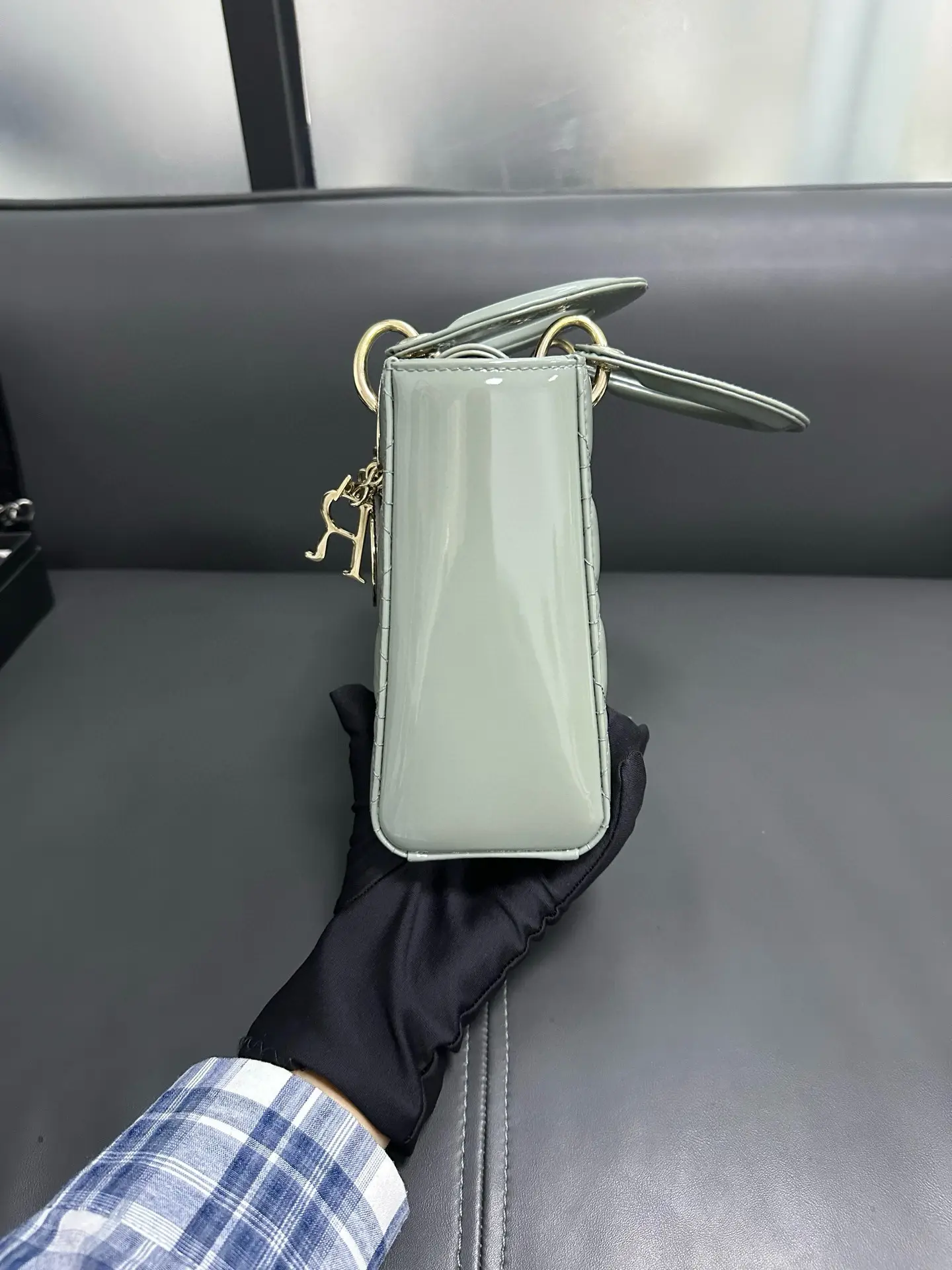 DIOR Small Lady Dior Metallic Grained Calfskin My ABC Bag DIOR Small Lady Dior Metallic Grained Calfskin My ABC Bag