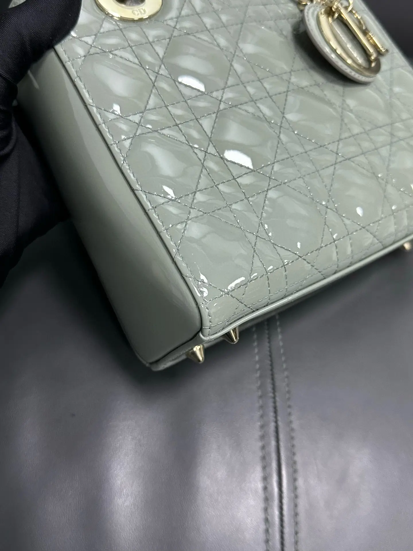 DIOR Small Lady Dior Metallic Grained Calfskin My ABC Bag DIOR Small Lady Dior Metallic Grained Calfskin My ABC Bag