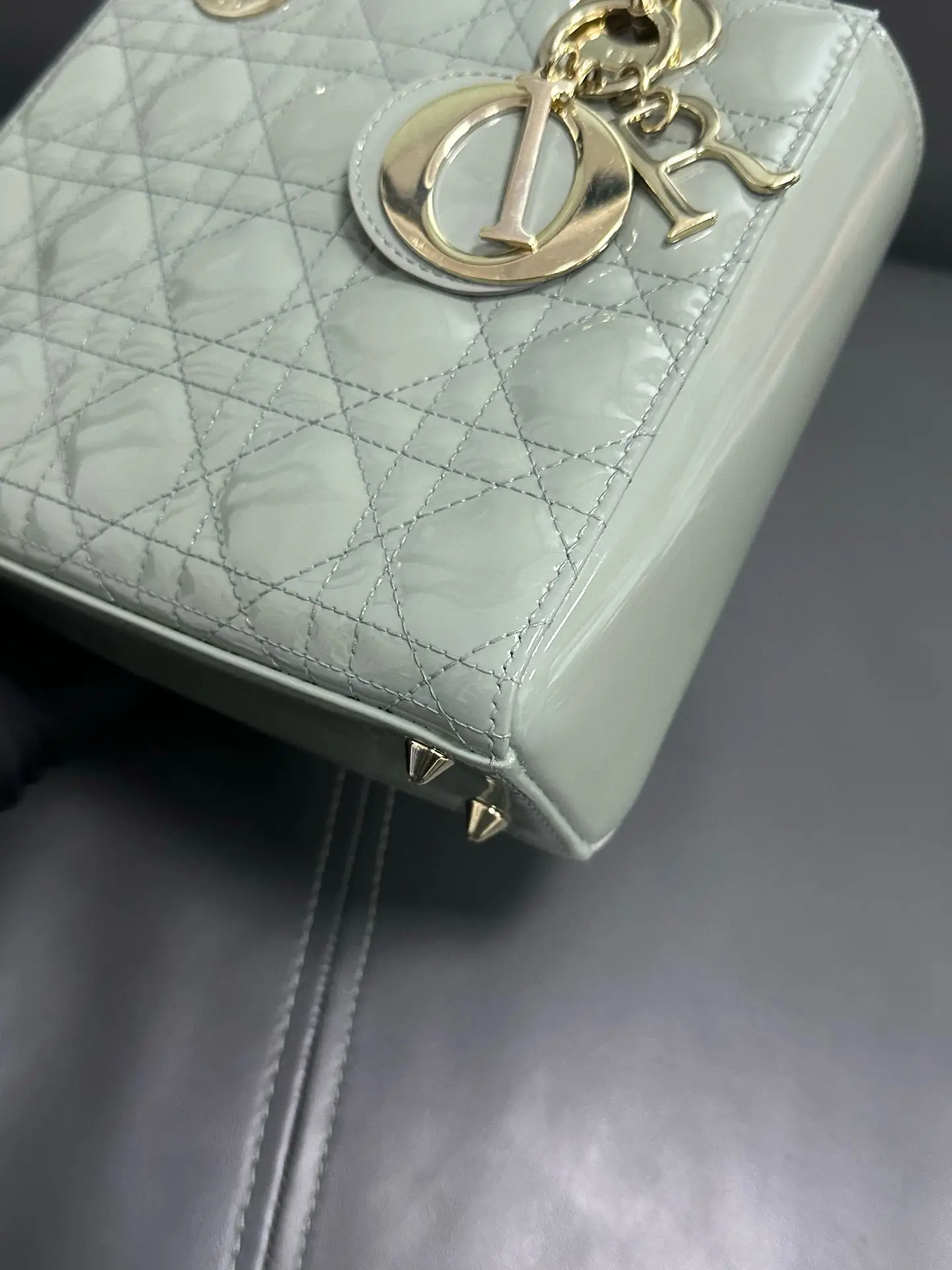 DIOR Small Lady Dior Metallic Grained Calfskin My ABC Bag DIOR Small Lady Dior Metallic Grained Calfskin My ABC Bag