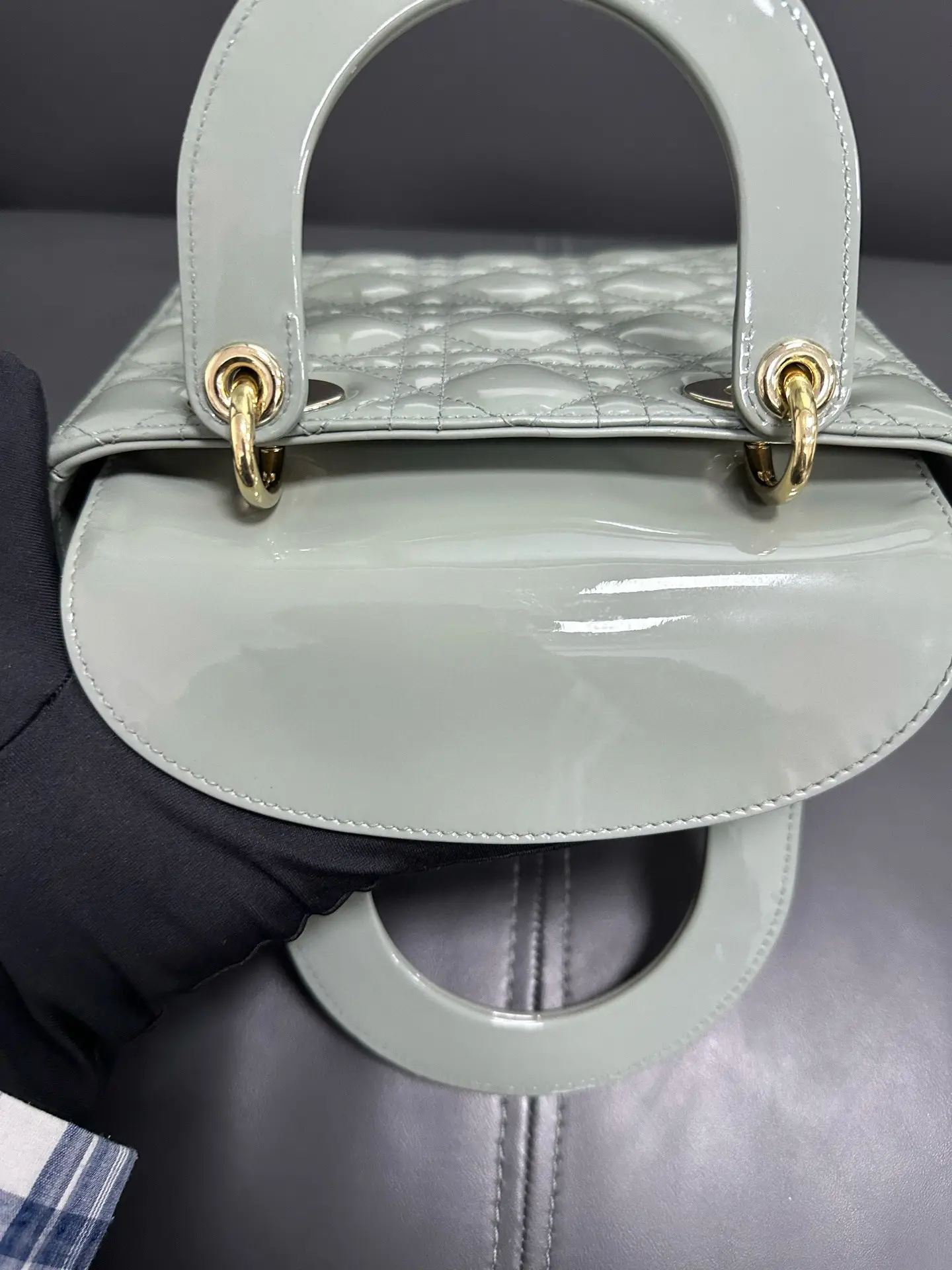 DIOR Small Lady Dior Metallic Grained Calfskin My ABC Bag DIOR Small Lady Dior Metallic Grained Calfskin My ABC Bag