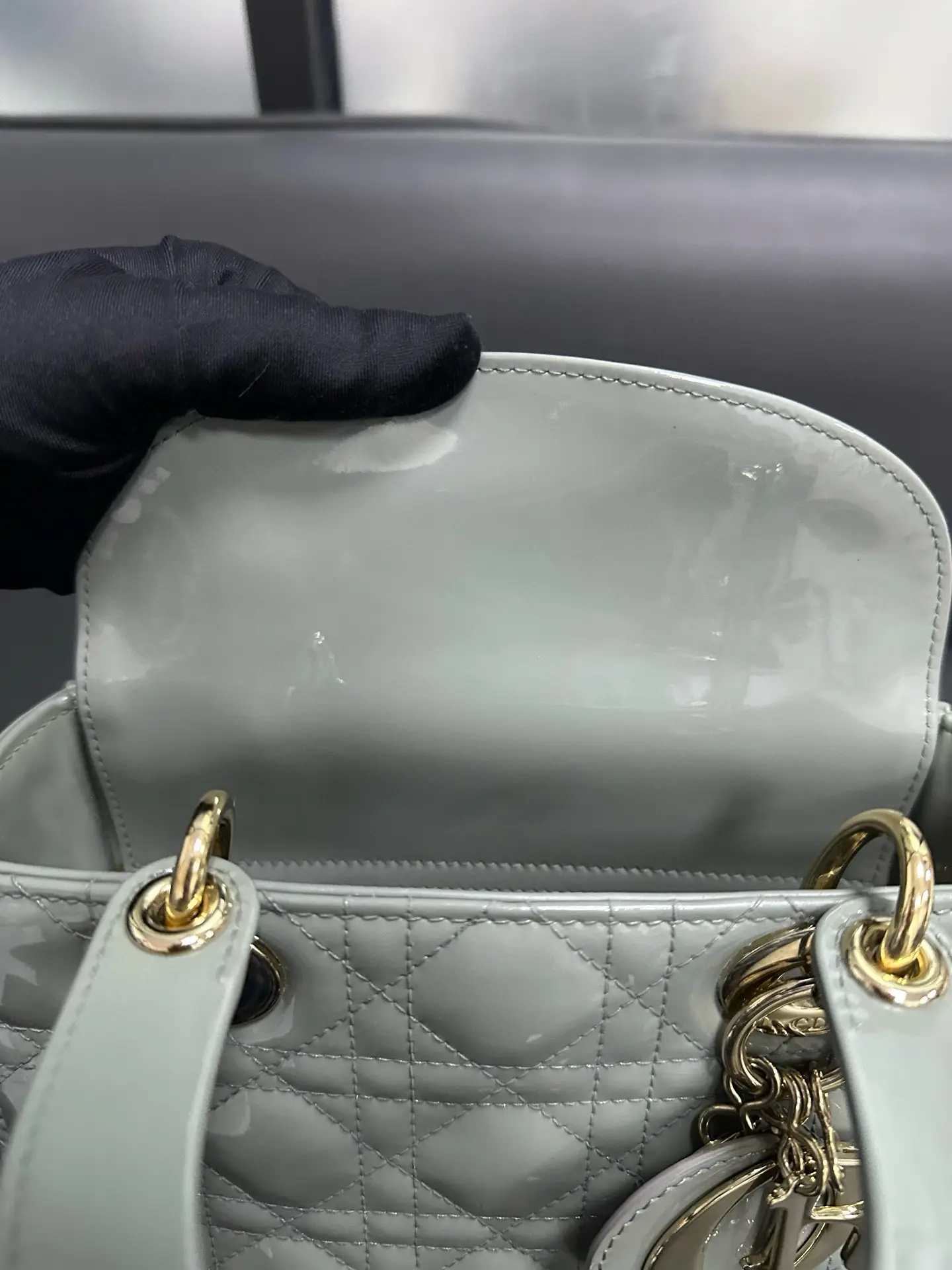 DIOR Small Lady Dior Metallic Grained Calfskin My ABC Bag DIOR Small Lady Dior Metallic Grained Calfskin My ABC Bag