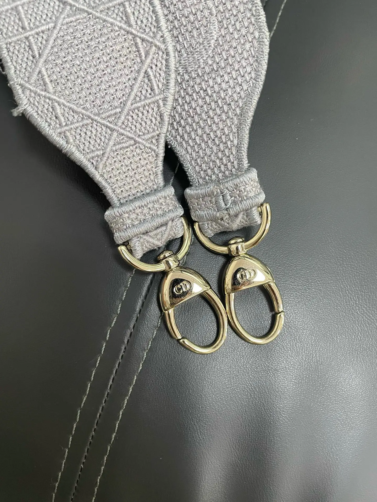 Dior Gray Medium Cannage Lady D-Lite Grey Dior Gray Medium Cannage Lady D-Lite Grey