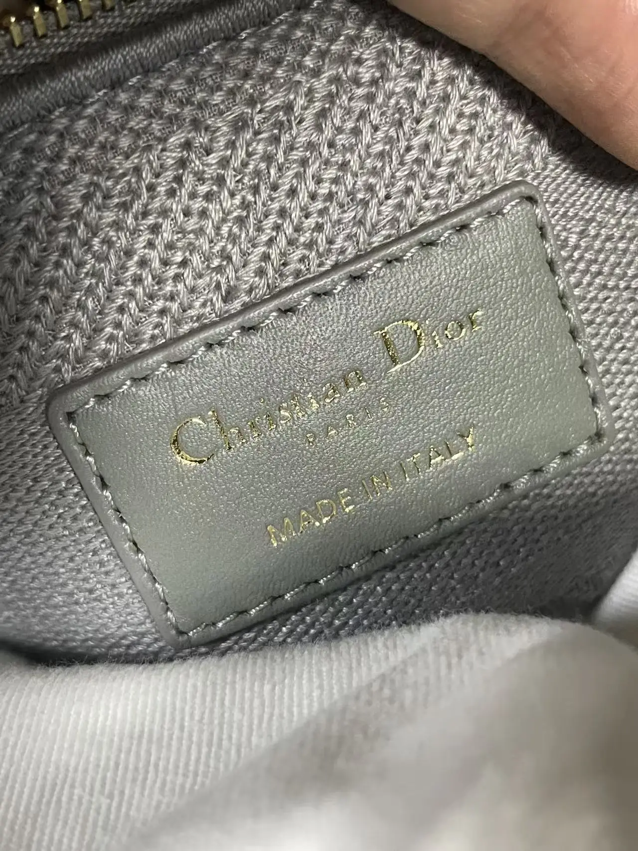 Dior Gray Medium Cannage Lady D-Lite Grey Dior Gray Medium Cannage Lady D-Lite Grey