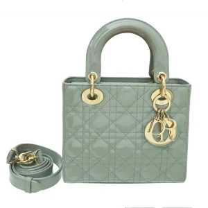 DIOR Small Lady Dior Metallic Grained Calfskin My ABC Bag