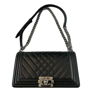 CHANEL Medium Boy Bag Black