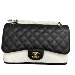 CHANEL Black Large Classic Handbag