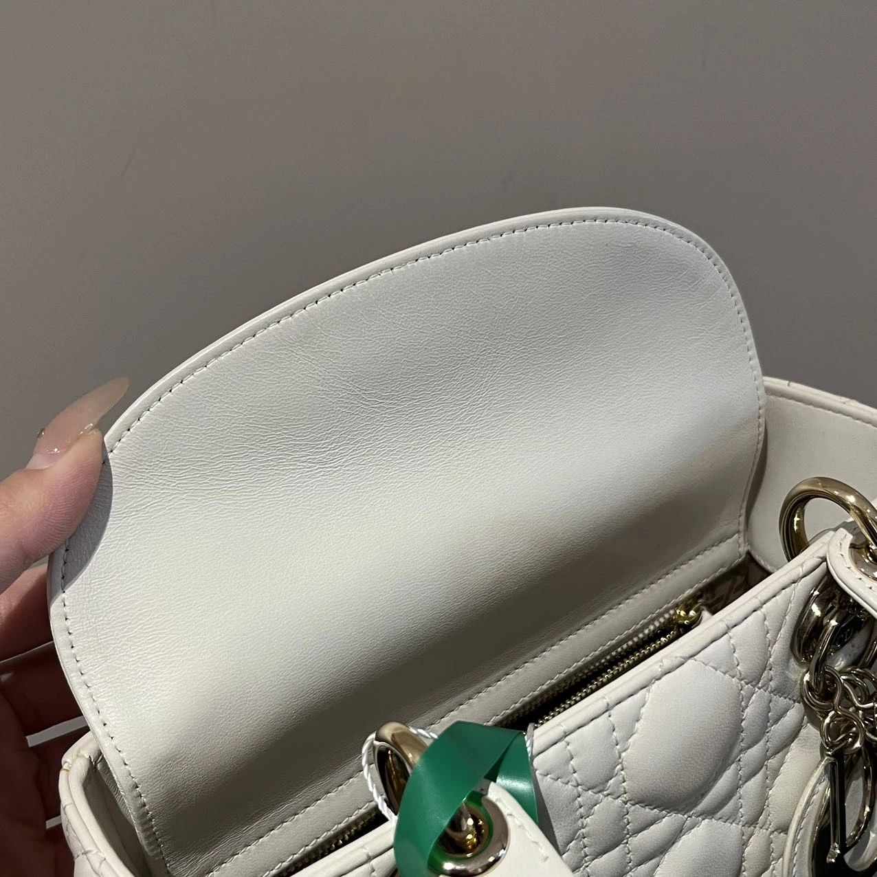 DIOR Small Lady Dior Bag White Lambskin DIOR Small Lady Dior Bag White Lambskin