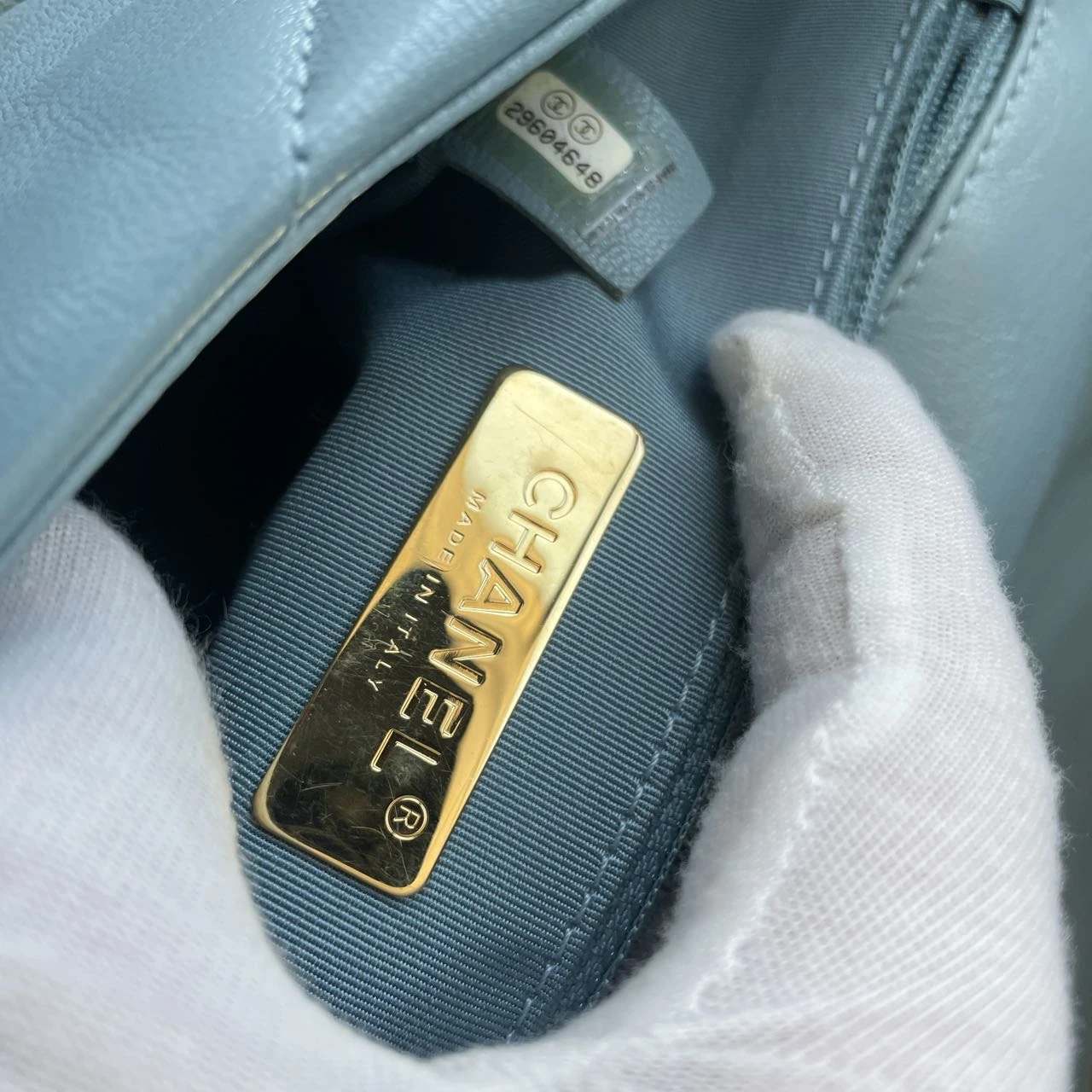 CHANEL 19 Flap Baby Blue Bag CHANEL 19 Flap Baby Blue Bag