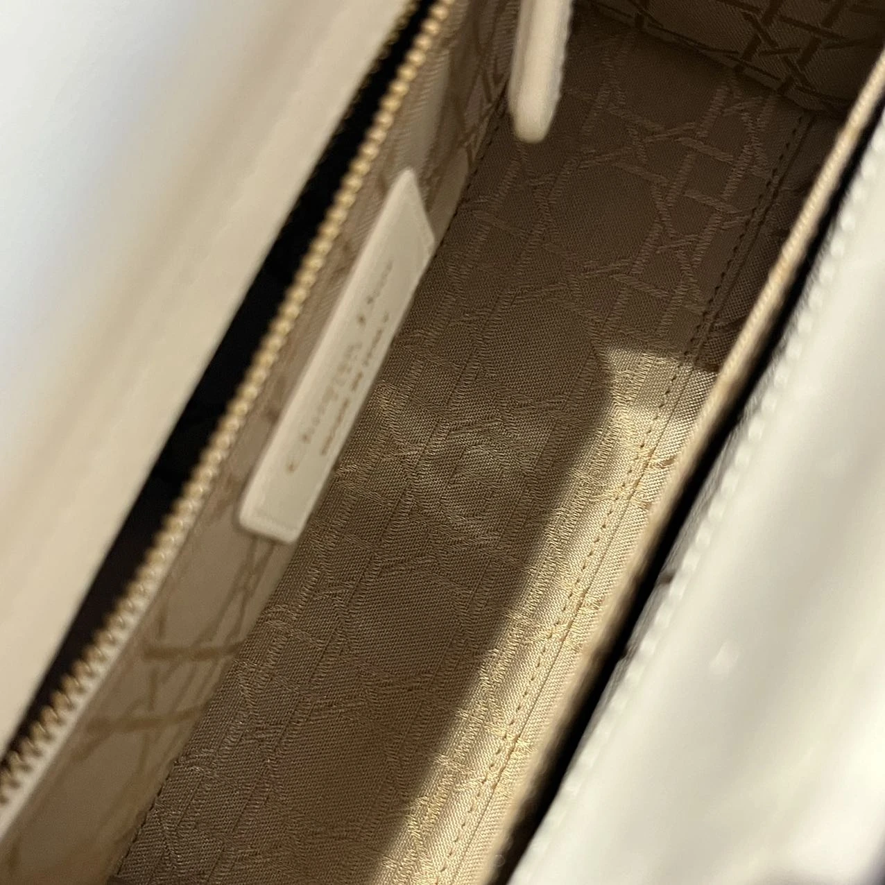 DIOR Small Lady Dior Bag White Lambskin DIOR Small Lady Dior Bag White Lambskin