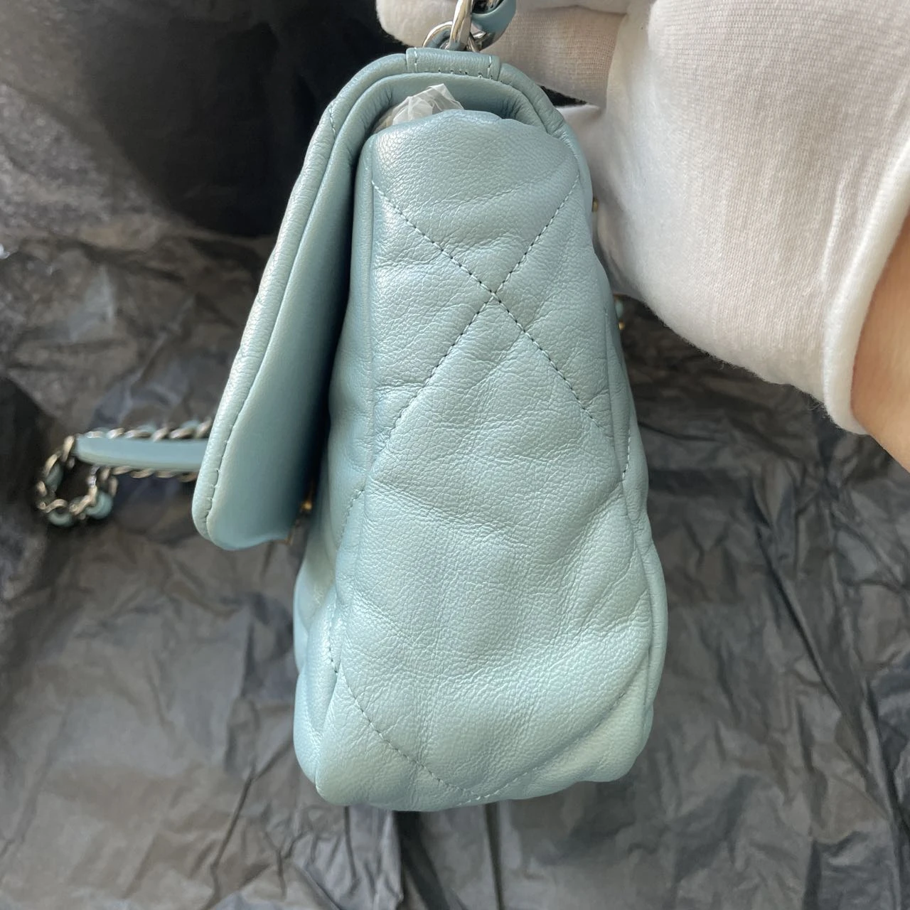 CHANEL 19 Flap Baby Blue Bag CHANEL 19 Flap Baby Blue Bag