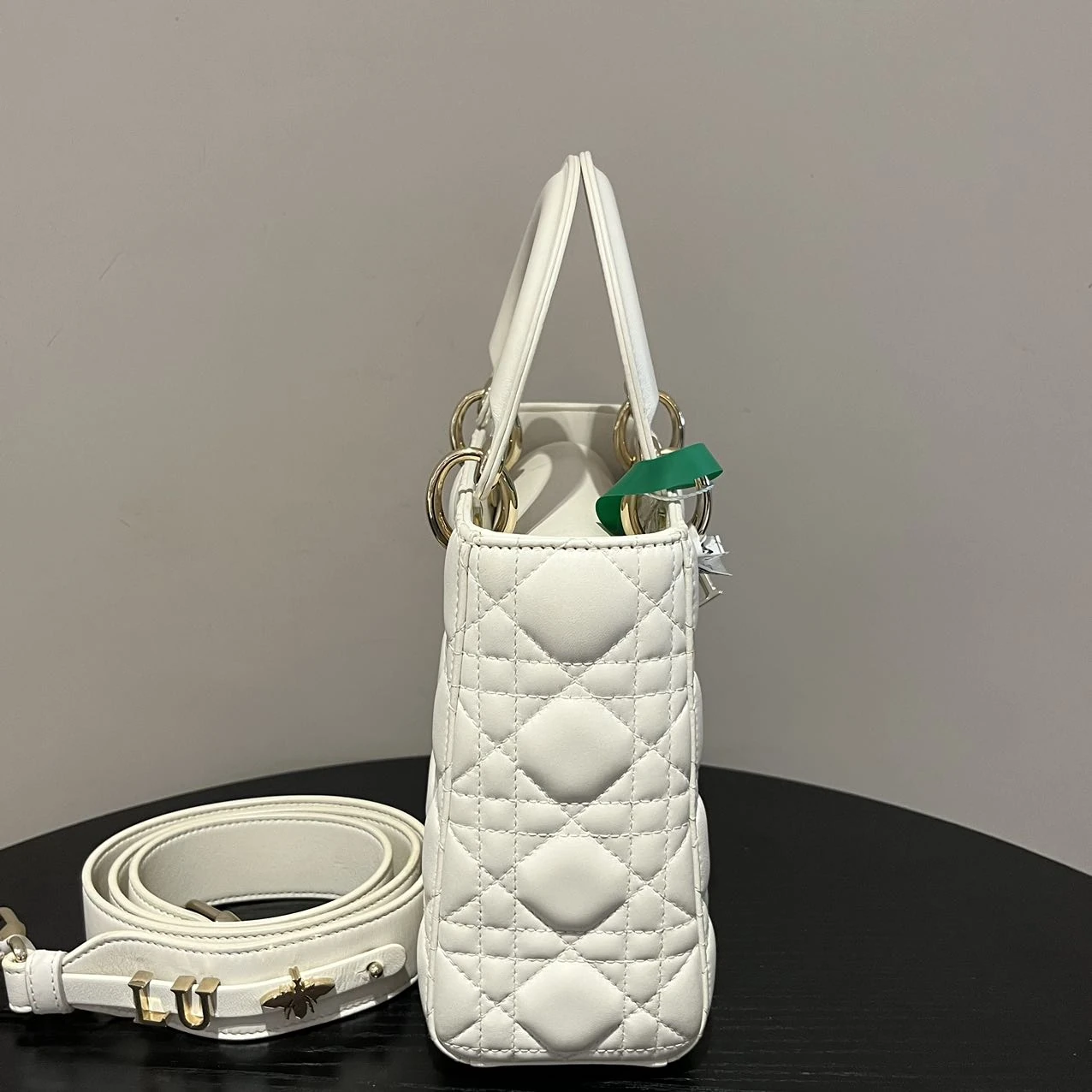 DIOR Small Lady Dior Bag White Lambskin DIOR Small Lady Dior Bag White Lambskin